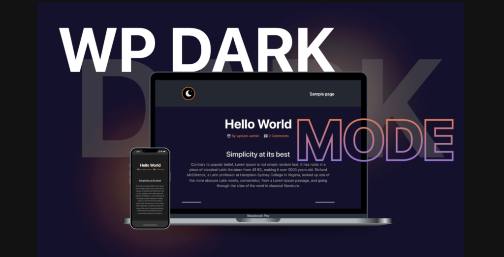 WordPress Dark Mode